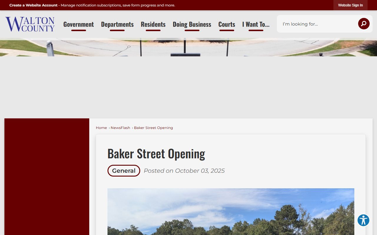 Walton County Jail Baker Street access news for detention facility